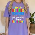 I'm Science Teacher Of Course I Have Problems Back To School Men Women Women's Comfort Colors T-Shirt Violet I'm Science Teacher Of Course I Have Problems Back To School Men Women Women's Comfort Colors T-Shirt Violet