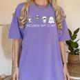 Inclusion Isn't Scary Slp Halloween Sped Teacher Ghost Mummy Women's Comfort Colors T-Shirt Violet Inclusion Isn't Scary Slp Halloween Sped Teacher Ghost Mummy Women's Comfort Colors T-Shirt Violet
