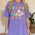 Inclusion Isn't Scary SLP Halloween Sped Teacher Therapy Women's Comfort Colors T-Shirt Violet