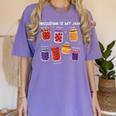 Inclusion Is My Jam Special Education Teacher Para Autism Women's Comfort Colors T-Shirt Violet