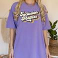 Inclusion Matters Retro Special Education Teacher Women Women's Comfort Colors T-Shirt Violet Inclusion Matters Retro Special Education Teacher Women Women's Comfort Colors T-Shirt Violet