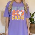 Infant Teacher Boo Crew Ghost Groovy Halloween For Women Women's Comfort Colors T-Shirt Violet Infant Teacher Boo Crew Ghost Groovy Halloween For Women Women's Comfort Colors T-Shirt Violet