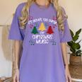 It's Never Too Early For Christmas Music Teacher Women's Comfort Colors T-Shirt Violet