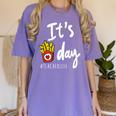It's Fry Day Teacher Life Women's Comfort Colors T-Shirt Violet It's Fry Day Teacher Life Women's Comfort Colors T-Shirt Violet