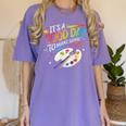 It's A Good Day To Make Some Art Artist Drawing Teacher Women's Comfort Colors T-Shirt Violet It's A Good Day To Make Some Art Artist Drawing Teacher Women's Comfort Colors T-Shirt Violet