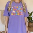 Its A Good Day To Teach Science Earth Science Teacher Women's Comfort Colors T-Shirt Violet