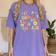 Its A Good Day To Teach Tiny Musicians Music Teacher Flower Women's Comfort Colors T-Shirt Violet