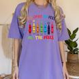 Its Okay To Feel All The Feels Mood Color Crayons Teacher Women's Comfort Colors T-Shirt Violet Its Okay To Feel All The Feels Mood Color Crayons Teacher Women's Comfort Colors T-Shirt Violet