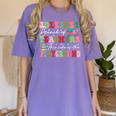 Jolliest Bunch Of Teachers This Side Of The Playground X-Mas Women's Comfort Colors T-Shirt Violet Jolliest Bunch Of Teachers This Side Of The Playground X-Mas Women's Comfort Colors T-Shirt Violet