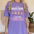 Just Kidding I Chase Toddlers Daycare Provider Nanny Teacher Women's Comfort Colors T-Shirt Violet Just Kidding I Chase Toddlers Daycare Provider Nanny Teacher Women's Comfort Colors T-Shirt Violet