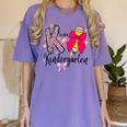K Is For Kindergarten Teacher Coquette Bow Back To School Women's Comfort Colors T-Shirt Violet K Is For Kindergarten Teacher Coquette Bow Back To School Women's Comfort Colors T-Shirt Violet