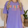 Kinder Crew Kindergarten Teacher First 1st Day Of School Women's Comfort Colors T-Shirt Violet