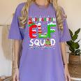 Kindergarten ELF Squad Christmas ELF Student Teacher Men Women Kids Women's Comfort Colors T-Shirt Violet