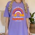 Kindergarten Teacher Pumpkin Patch Cute Women's Comfort Colors T-Shirt Violet Kindergarten Teacher Pumpkin Patch Cute Women's Comfort Colors T-Shirt Violet