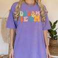 Last Day Of School Back To School Dream-Team Teacher Kids Women's Comfort Colors T-Shirt Violet Last Day Of School Back To School Dream-Team Teacher Kids Women's Comfort Colors T-Shirt Violet