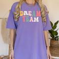 Last Day Of School Back To School Dream Team Teacher Kids Women's Comfort Colors T-Shirt Violet Last Day Of School Back To School Dream Team Teacher Kids Women's Comfort Colors T-Shirt Violet