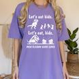 Let's Eat Kids Fun Dinosaurs Grammar Teacher Women's Comfort Colors T-Shirt Violet Let's Eat Kids Fun Dinosaurs Grammar Teacher Women's Comfort Colors T-Shirt Violet