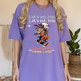 Let's Eat Kids Grammar Werewolf Halloween Teacher Women's Comfort Colors T-Shirt Violet Let's Eat Kids Grammar Werewolf Halloween Teacher Women's Comfort Colors T-Shirt Violet