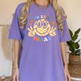 Let's Learn Today First Day Of School For Teacher Student Women's Comfort Colors T-Shirt Violet Let's Learn Today First Day Of School For Teacher Student Women's Comfort Colors T-Shirt Violet
