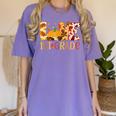 Love First Grade Happy Fall Thanksgiving Women 1st Teacher Women's Comfort Colors T-Shirt Violet Love First Grade Happy Fall Thanksgiving Women 1st Teacher Women's Comfort Colors T-Shirt Violet