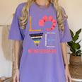 Love Montessori Education Math Teacher Women's Comfort Colors T-Shirt Violet Love Montessori Education Math Teacher Women's Comfort Colors T-Shirt Violet