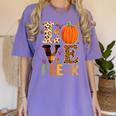 Love Pre-k Teacher Shirts Autumn Fall Pumpkin Fall Leopard Women's Comfort Colors T-Shirt Violet Love Pre-k Teacher Shirts Autumn Fall Pumpkin Fall Leopard Women's Comfort Colors T-Shirt Violet