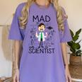 Mad Scientist Shirt Kids Boys Youth Science Teacher Women's Comfort Colors T-Shirt Violet