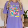 In My Maestra Era Spanish Bilingual Teacher Back To School Women's Comfort Colors T-Shirt Violet