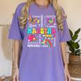 Maestra Spanish Teacher Back To School Maestra De Espanol Women's Comfort Colors T-Shirt Violet