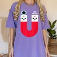 Magnet Science Pun T-Shirt For Geeks Science Teachers Women's Comfort Colors T-Shirt Violet Magnet Science Pun T-Shirt For Geeks Science Teachers Women's Comfort Colors T-Shirt Violet