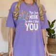 Make Your Mark Dandelion Happy Dot Day Shirts Teacher Kids Women's Comfort Colors T-Shirt Violet Make Your Mark Dandelion Happy Dot Day Shirts Teacher Kids Women's Comfort Colors T-Shirt Violet