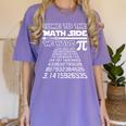 Come To The Math Side We Have Pie Shirt Pi Day Teacher Women's Comfort Colors T-Shirt Violet Come To The Math Side We Have Pie Shirt Pi Day Teacher Women's Comfort Colors T-Shirt Violet
