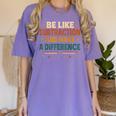 Math Teacher Cute Be Like Subtraction And Make A Difference Women's Comfort Colors T-Shirt Violet Math Teacher Cute Be Like Subtraction And Make A Difference Women's Comfort Colors T-Shirt Violet