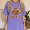 Math Turkey Teacher Thanksgiving Geometric Pi Equation Women's Comfort Colors T-Shirt Violet