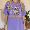 Mathemachicken Chicken Math Teacher Back To School Women's Comfort Colors T-Shirt Violet Mathemachicken Chicken Math Teacher Back To School Women's Comfort Colors T-Shirt Violet