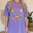 Merry Syllables Teacher Christmas Educational Kids Women's Comfort Colors T-Shirt Violet Merry Syllables Teacher Christmas Educational Kids Women's Comfort Colors T-Shirt Violet