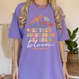 Montessori Teacher Women's Comfort Colors T-Shirt Violet Montessori Teacher Women's Comfort Colors T-Shirt Violet