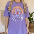 Multilingual Squad Multilingual Teacher Appreciation Kids Women's Comfort Colors T-Shirt Violet