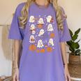 Music Teacher Orchestra Shirt Spooky Halloween Ghost Band Women's Comfort Colors T-Shirt Violet Music Teacher Orchestra Shirt Spooky Halloween Ghost Band Women's Comfort Colors T-Shirt Violet
