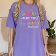 Music Teacher So Happy To See Your Face Back To School Women's Comfort Colors T-Shirt Violet Music Teacher So Happy To See Your Face Back To School Women's Comfort Colors T-Shirt Violet