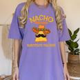 Nacho Average Substitute Teacher Mexican Cinco De Mayo Men Women Women's Comfort Colors T-Shirt Violet Nacho Average Substitute Teacher Mexican Cinco De Mayo Men Women Women's Comfort Colors T-Shirt Violet