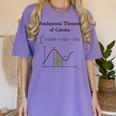 Nerdy Fundamental Theorem Of Calculus Math Teacher Geek Women's Comfort Colors T-Shirt Violet