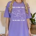 Nerdy This Is How I Roll I'm Inclined To Say Physics Teacher Women's Comfort Colors T-Shirt Violet Nerdy This Is How I Roll I'm Inclined To Say Physics Teacher Women's Comfort Colors T-Shirt Violet