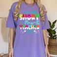 I Am Not Short I Am Pre-K Teacher Size Teacher For Men Women Kids Women's Comfort Colors T-Shirt Violet I Am Not Short I Am Pre-K Teacher Size Teacher For Men Women Kids Women's Comfort Colors T-Shirt Violet