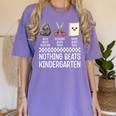 Nothing Beats Kindergarten Back To School Kids Teacher Women's Comfort Colors T-Shirt Violet Nothing Beats Kindergarten Back To School Kids Teacher Women's Comfort Colors T-Shirt Violet