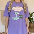Oh Hello Kindergarteners Shirt Cute Pigeon Teacher Tee Women's Comfort Colors T-Shirt Violet Oh Hello Kindergarteners Shirt Cute Pigeon Teacher Tee Women's Comfort Colors T-Shirt Violet