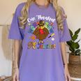 One Thankful PE Teacher Turkey Thanksgiving -Adults & Kids Classic Fit Polyester 100 Short Sleeve Women's Comfort Colors T-Shirt Violet One Thankful PE Teacher Turkey Thanksgiving -Adults & Kids Classic Fit Polyester 100 Short Sleeve Women's Comfort Colors T-Shirt Violet