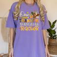 One Thankful Substitute Teacher Turkey Leopard Thanksgiving For Men Women Women's Comfort Colors T-Shirt Violet One Thankful Substitute Teacher Turkey Leopard Thanksgiving For Men Women Women's Comfort Colors T-Shirt Violet