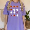 Order Of Operations Halloween Quiz Math Teacher For Men Women Kids Women's Comfort Colors T-Shirt Violet Order Of Operations Halloween Quiz Math Teacher For Men Women Kids Women's Comfort Colors T-Shirt Violet