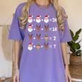 Order Of Operations Math Teacher Christmas Women's Comfort Colors T-Shirt Violet Order Of Operations Math Teacher Christmas Women's Comfort Colors T-Shirt Violet
